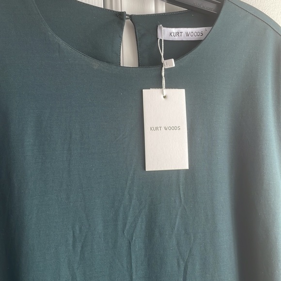 Forest green midi dress NWT - Picture 3 of 6